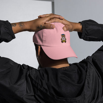 bucket hat rosa hinten