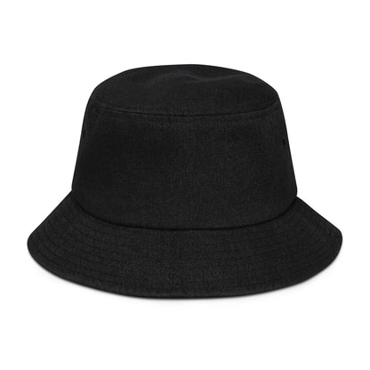 bucket hat schwarz hinten