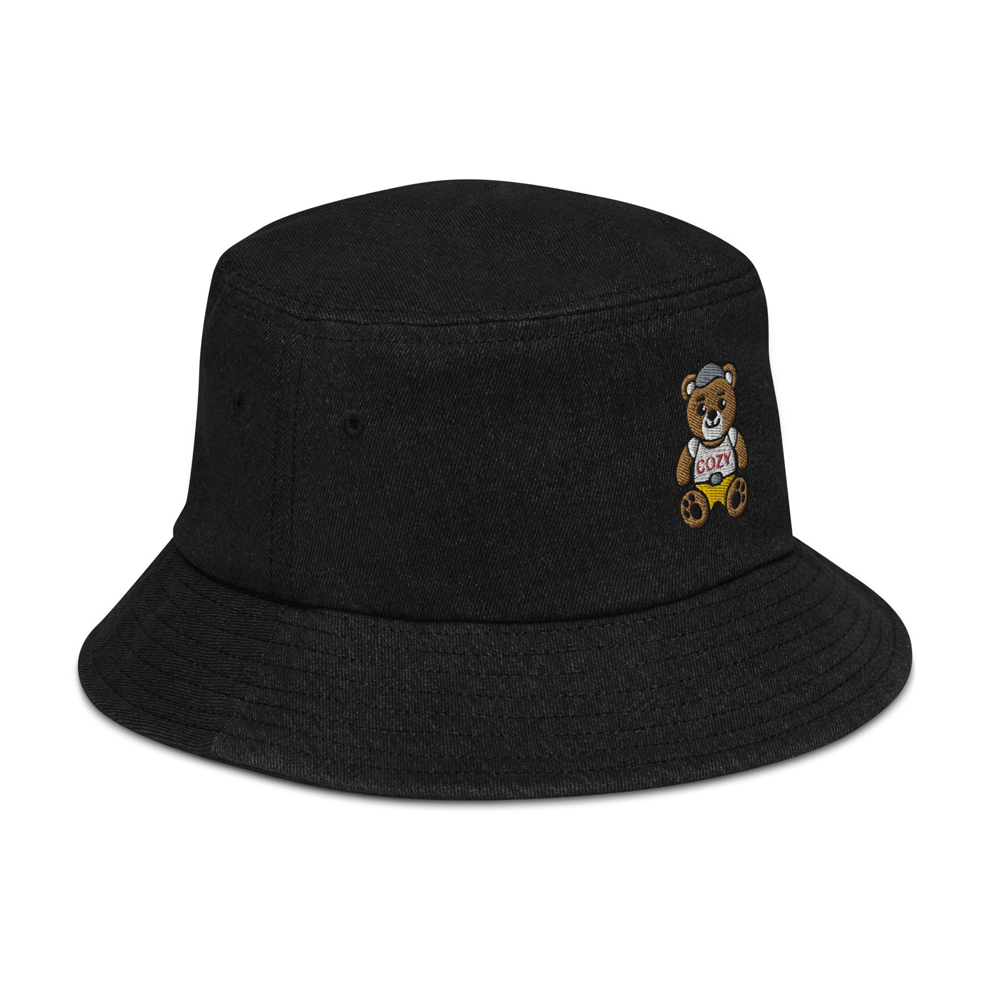 bucket hat schwarz seite