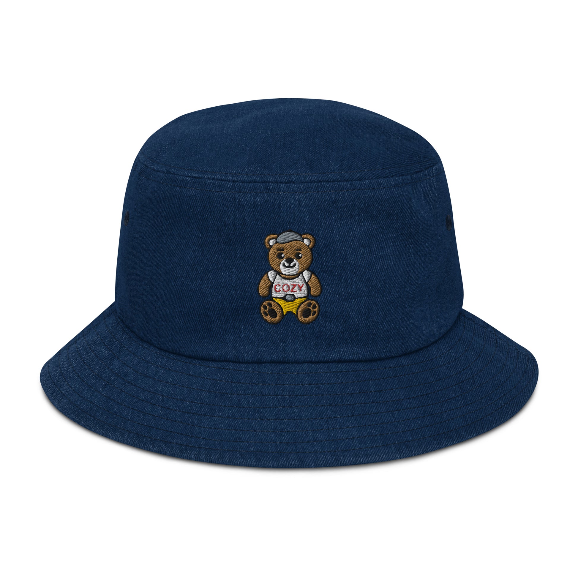 bucket hat blau