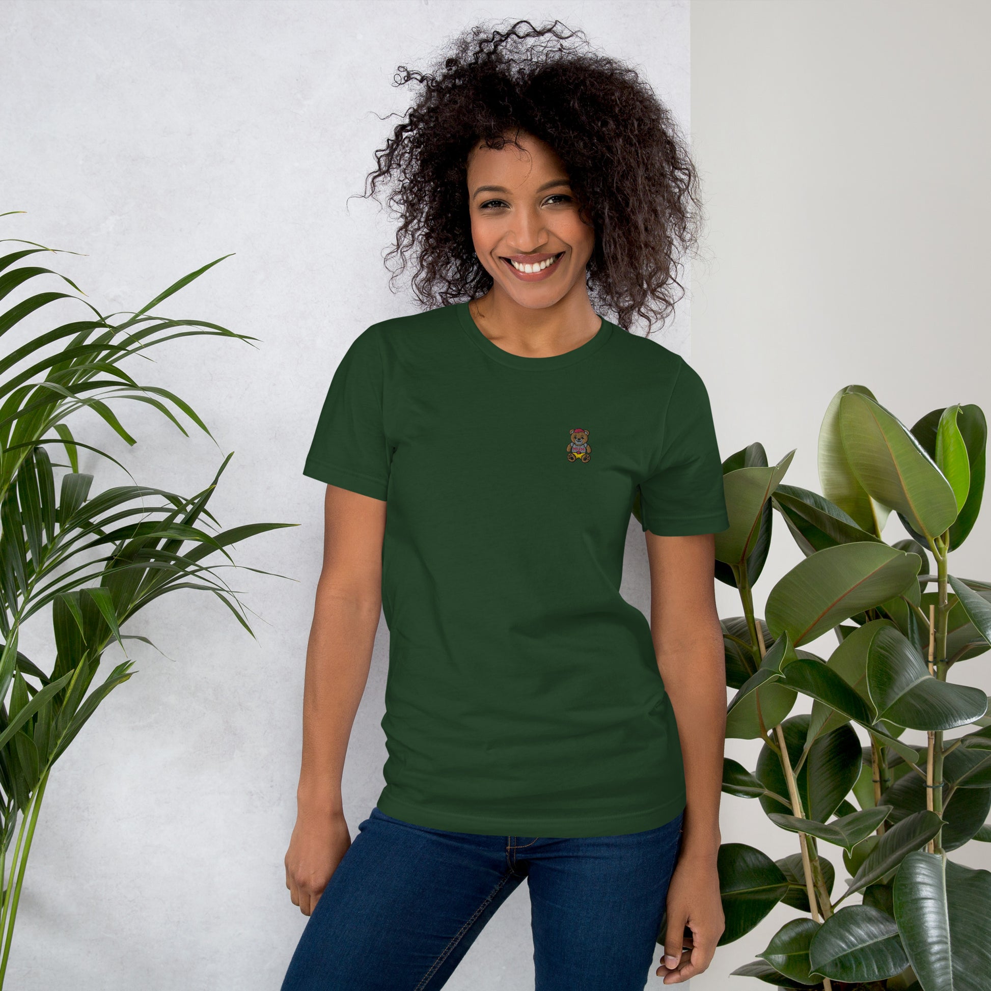 partnerlook t shirt mama grün