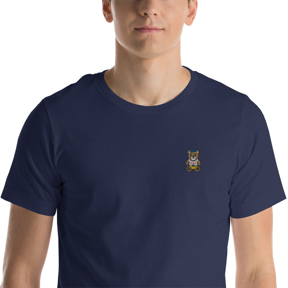 partnerlook t shirt papa blau detail