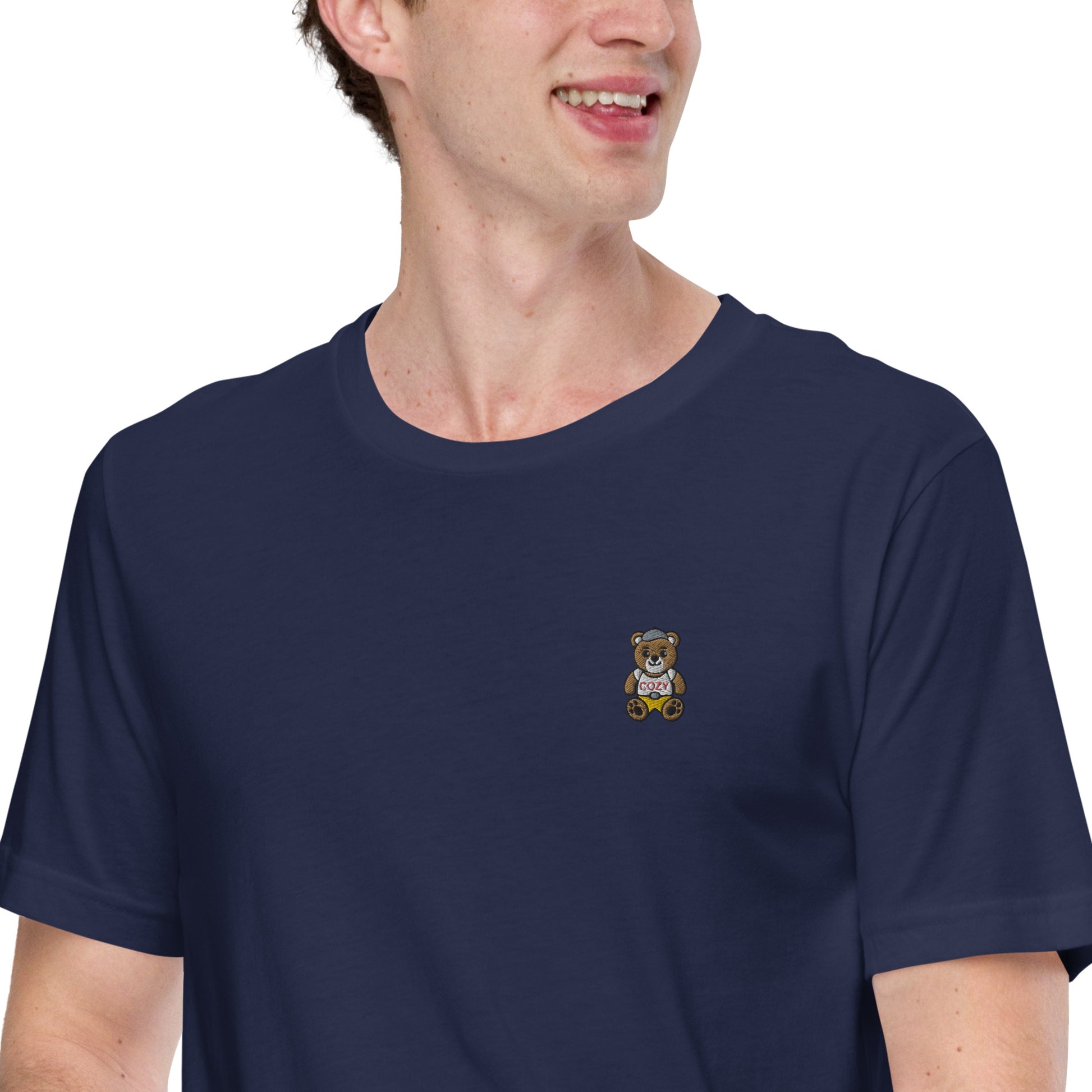 partnerlook t shirt papa blau detail