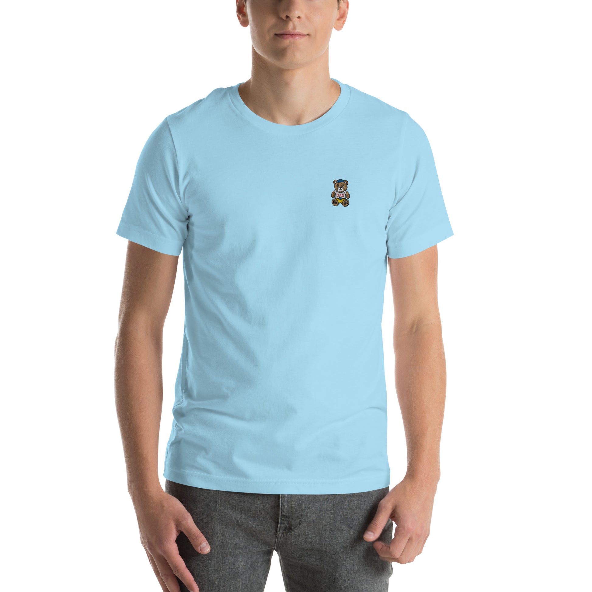 partnerlook t shirt papa hellblau