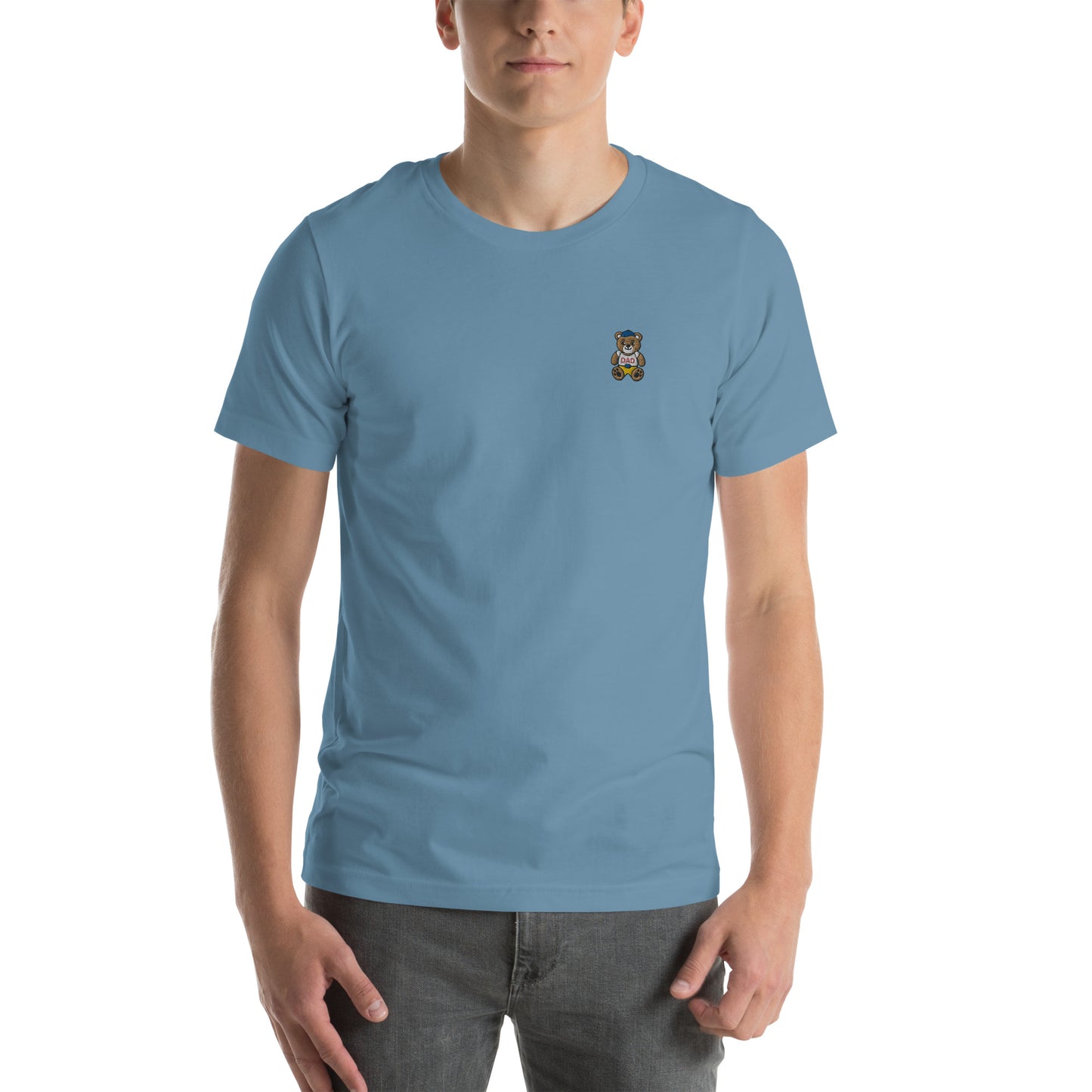 partnerlook t shirt papa stahlblau